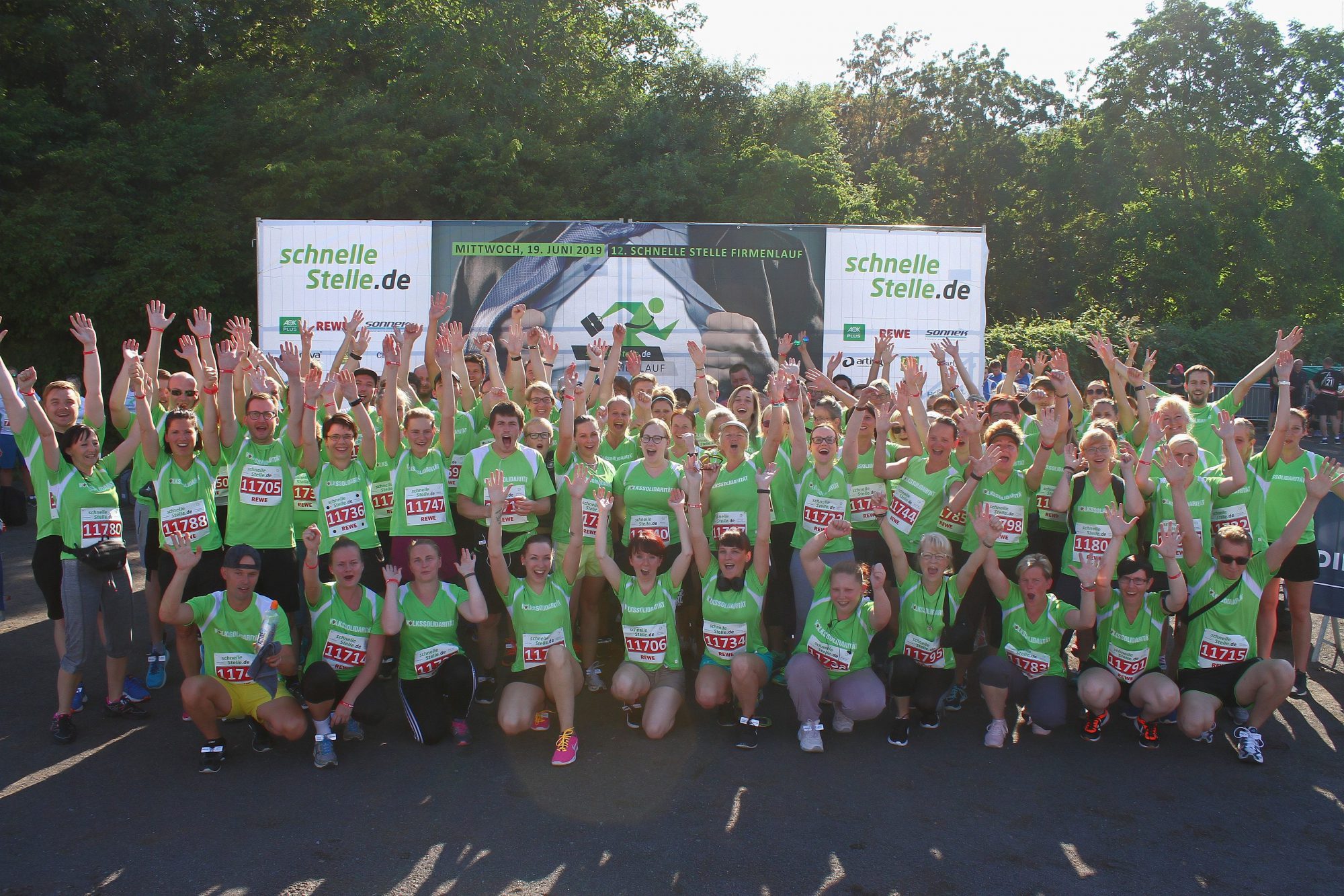 Jubel beim 12. Leipziger Firmenlauf