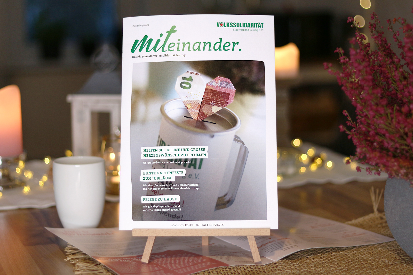 Die dritte Ausgabe des Magazins MITEINANDER ist erschienen (Foto: Friederike Stecklum).