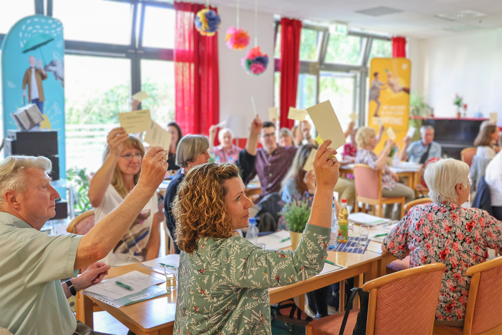 Die stimmberechtigten Mitglieder fassten zur Delegiertenversammlung am 24. Juni alle Beschlüsse einstimmig (Foto: Ulrike Gierth).